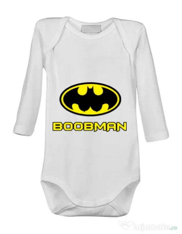 Baby body Boobman Alb