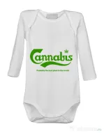 Baby body Cannabis Alb