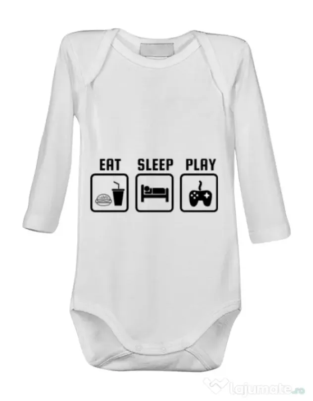 Baby body Eat sleep play Alb