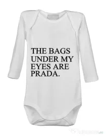 Baby body Prada bags Alb