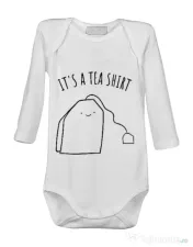 Baby body Tea shirt Alb 