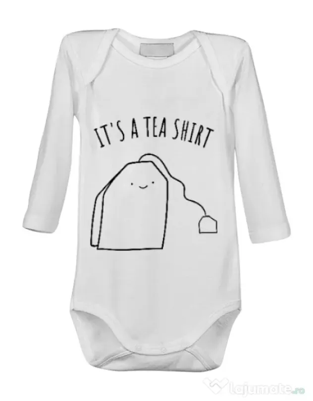 Baby body Tea shirt Alb