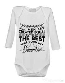 Baby body The best men are born in December Alb