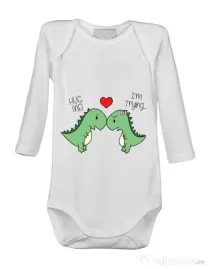 Baby body Trex love Alb
