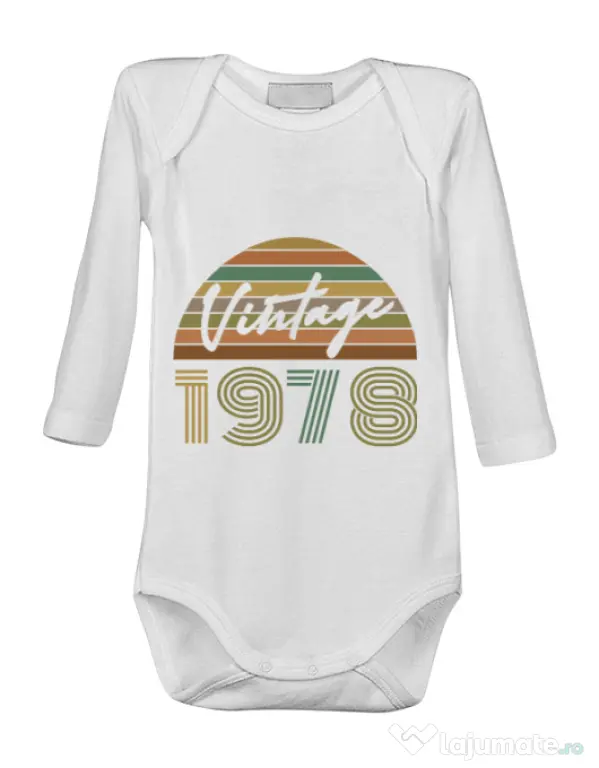 Baby body Vintage 1978 Alb