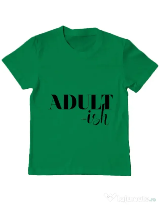 Tricou ADLER copil Adultish Verde mediu