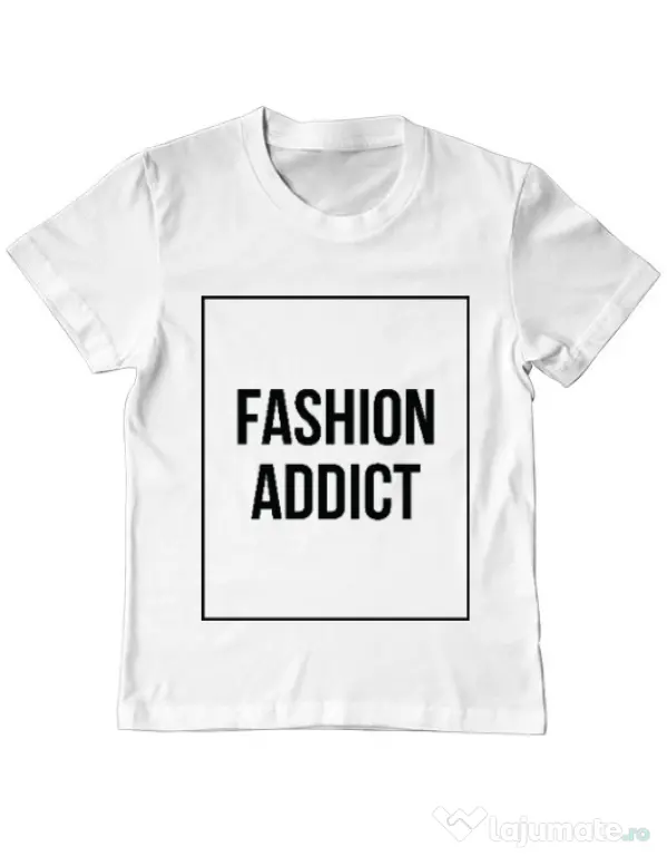 Tricou ADLER copil Fashion addict Alb