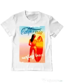 Tricou ADLER copil Bikini body Alb