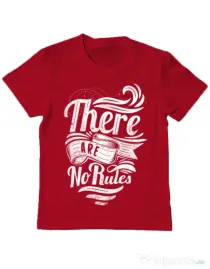 Tricou ADLER copil There are no rules Rosu