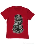 Tricou ADLER copil The anchor drops Rosu