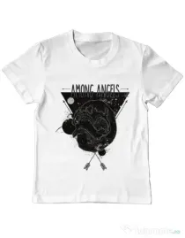 Tricou ADLER copil Among angels Alb