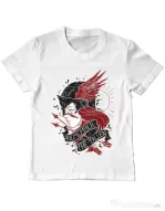 Tricou ADLER copil Remember the fallen Alb