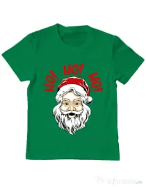 Tricou ADLER copil Smile santa Verde mediu