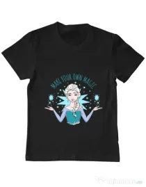 Tricou ADLER copil Make your own magic Negru
