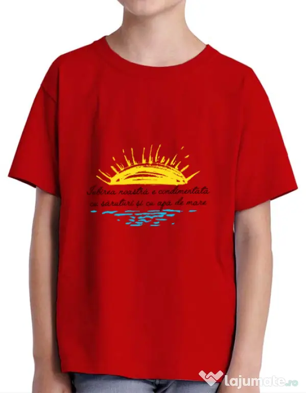 Tricou ADLER copil Iubirea noastra Rosu