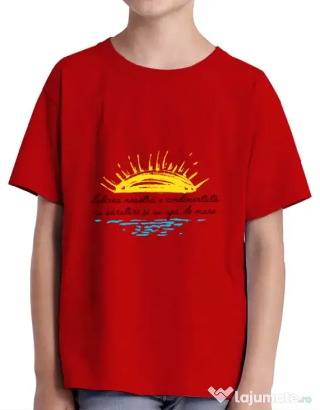 Tricou ADLER copil Iubirea noastra Rosu