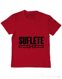 Tricou ADLER copil Suflete Rosu