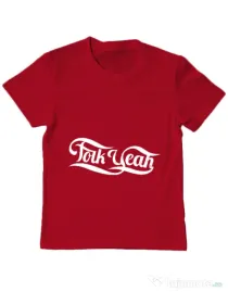 Tricou ADLER copil Folk yeah Rosu