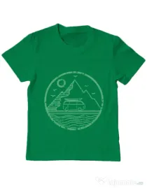 Tricou ADLER copil Van Verde mediu