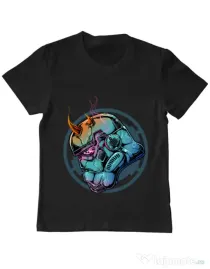 Tricou ADLER copil Helmet demons Negru