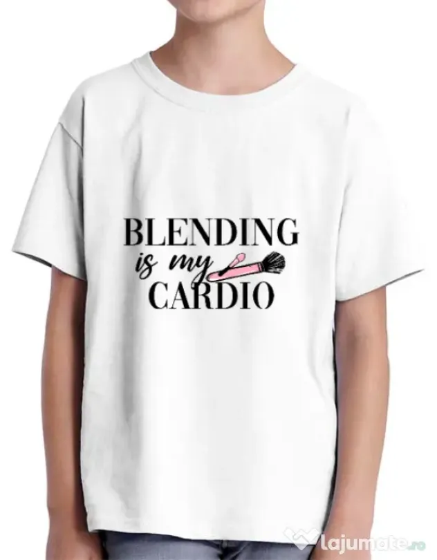 Tricou ADLER copil Blending Alb