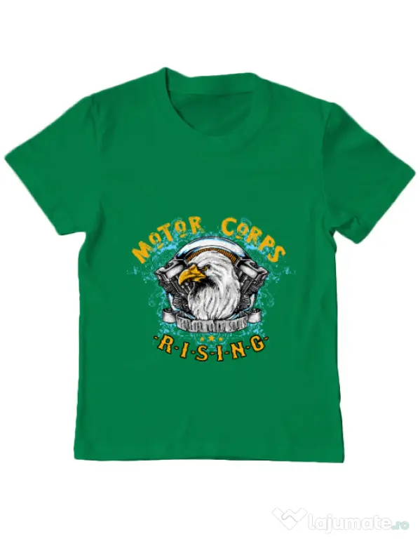 Tricou ADLER copil Eagle Verde mediu