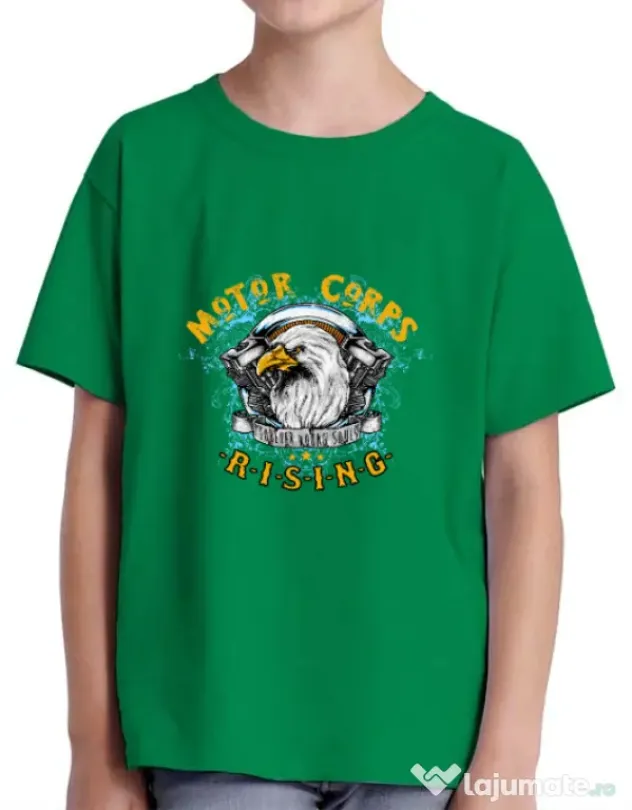 Tricou ADLER copil Eagle Verde mediu