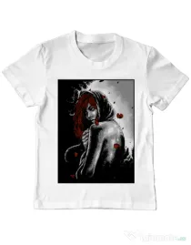 Tricou ADLER copil Solitude Alb