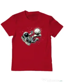 Tricou ADLER copil Football kick Rosu