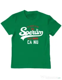 Tricou ADLER copil Sa speram ca nu Verde mediu