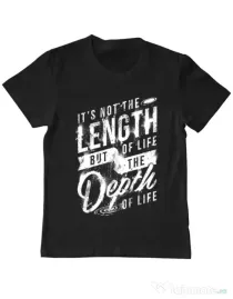 Tricou ADLER copil Depth of life Negru