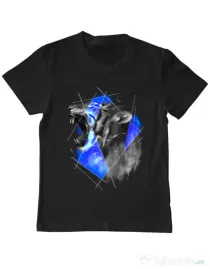 Tricou ADLER copil Electro tiger Negru