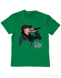 Tricou ADLER copil Adi Morosanu FAMILIA Verde mediu