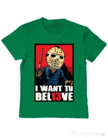 Tricou ADLER copil Believe Jason Verde mediu