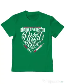 Tricou ADLER copil Nurse practicioner Verde mediu