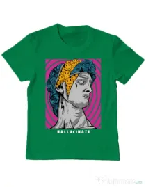 Tricou ADLER copil Hallucinate Verde mediu