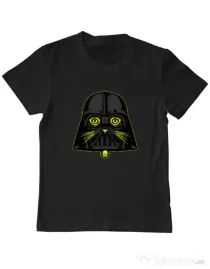 Tricou ADLER copil Cat Vader Negru