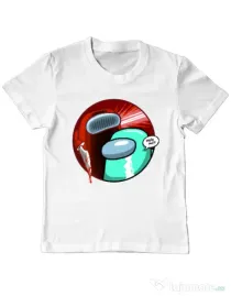 Tricou ADLER copil Behind you Alb