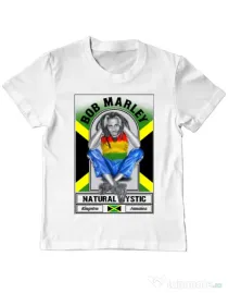 Tricou ADLER copil Jamaica Alb