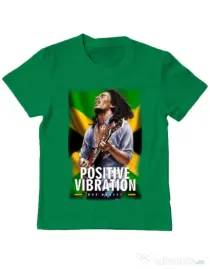 Tricou ADLER copil Jammin Verde mediu
