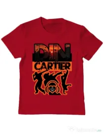 Tricou personalizat copil dincartier Rosu
