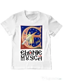 Tricou personalizat copil Elonie Musca Alb