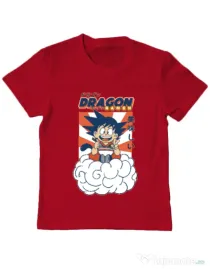 Tricou personalizat copil Dragon Ramen Rosu