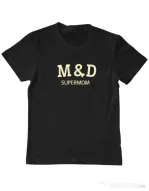 Tricou personalizat copil M&D 09 Negru