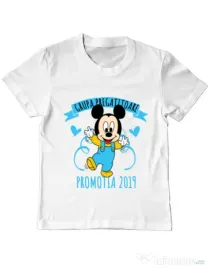 Tricou ADLER copil Absolvire Mickey Mouse Alb