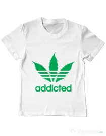 Tricou ADLER copil Addicted Alb