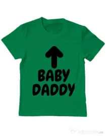 Tricou ADLER copil Baby daddy Verde mediu