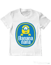 Tricou ADLER copil Bananana Alb
