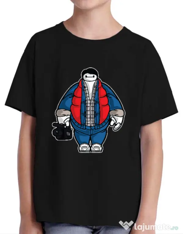Tricou ADLER copil Baymarty Negru