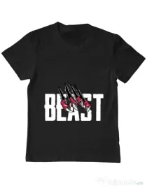 Tricou ADLER copil Beast Negru